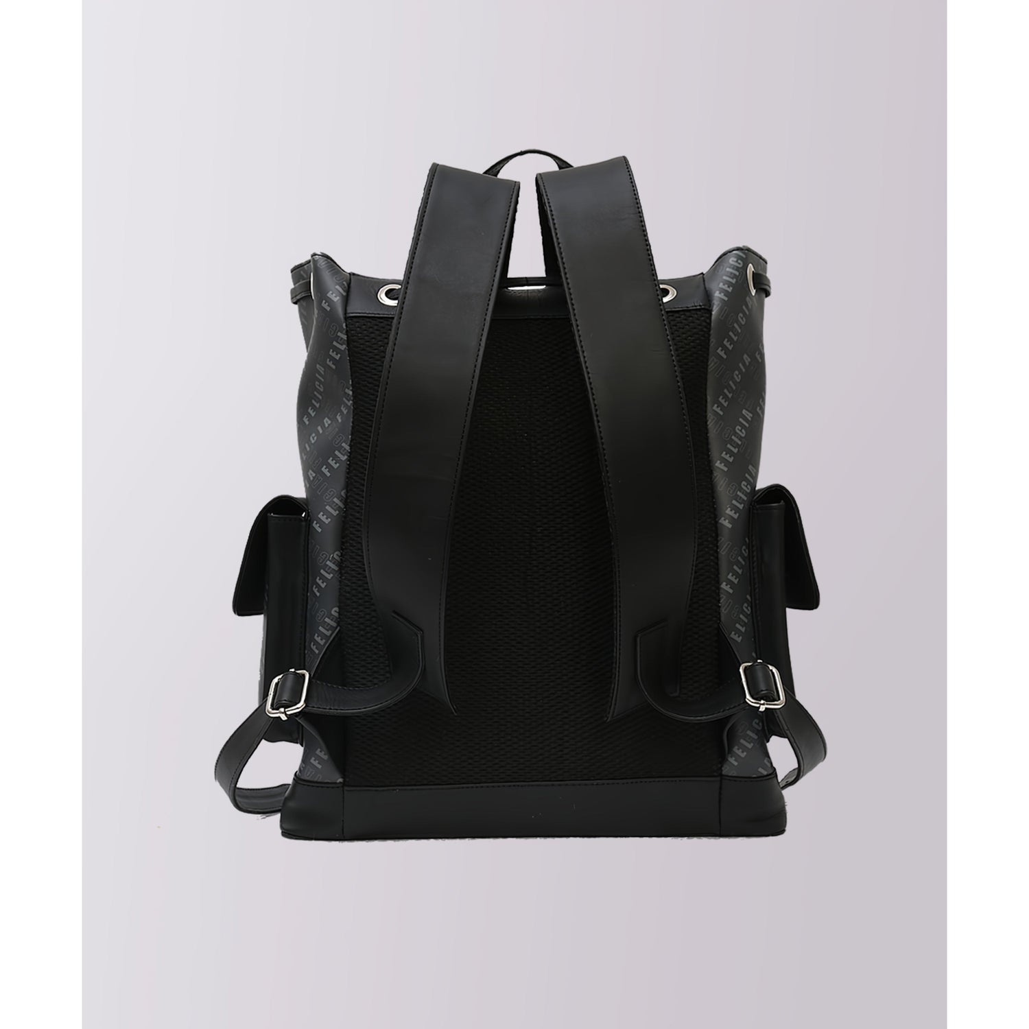 Felicia Interlocking Black Bag Pack 3