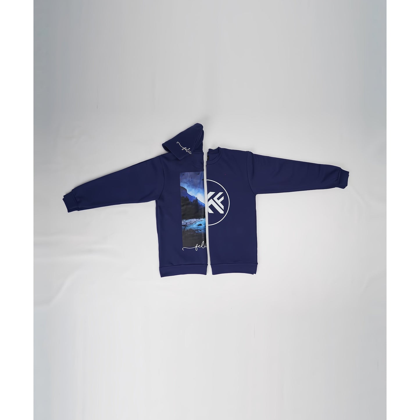 Felicia Blue Navy SweatShirt 4