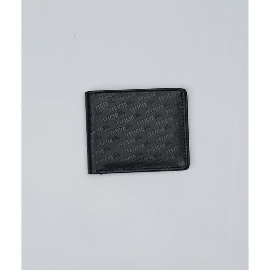 Black felicia logo wallet