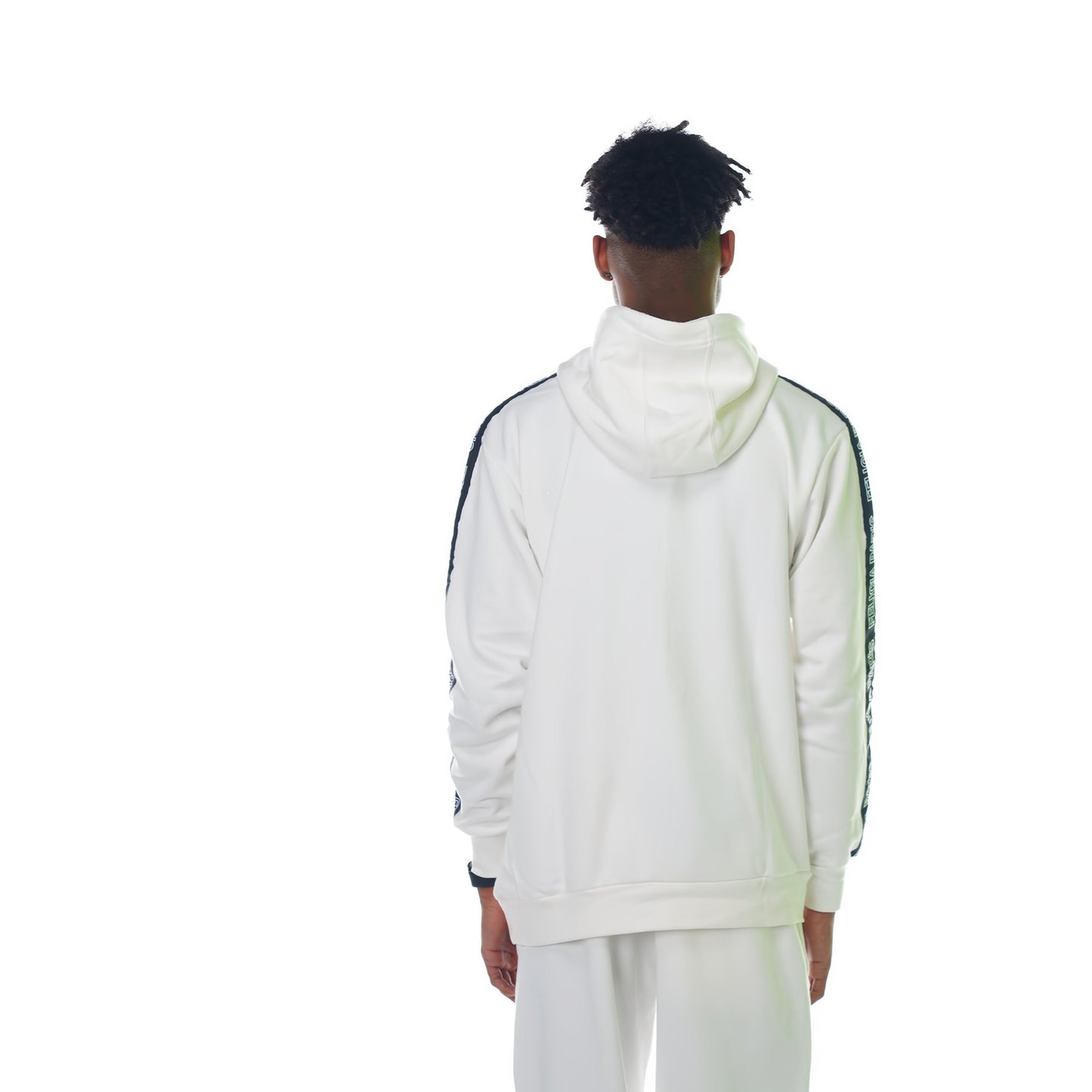 Bright white terry hoodie+ trouser 4